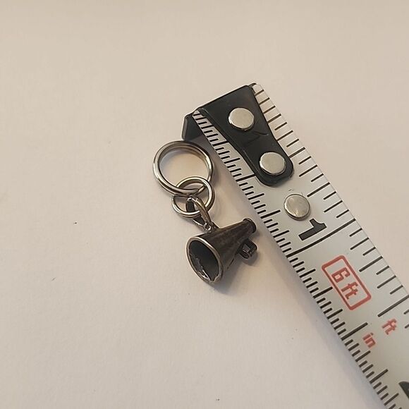 Cheerleader Charm Megaphone Sterling Silver 925 Teen Womens Girl Jewelry Pendant - Picture 5 of 6